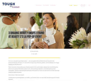 Tough to Tame: 3 Organic Beauty Swaps from Beauty2!